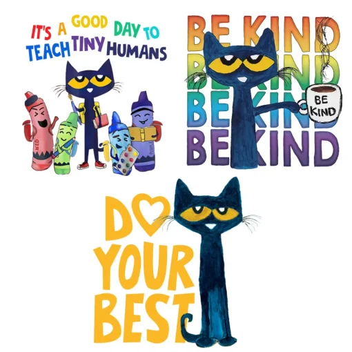 Be The In Kind pete the cat Png, Pete the cat and Friends Png, Piggie png, Reading Book Png, Custom Preschool Teacher Png, Cool Cat png