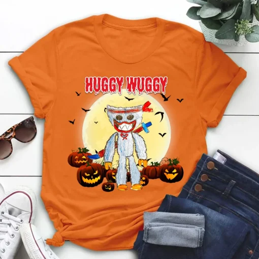 Halloween Shirt Collection: Poppy Playtime, Huggy Wuggy, Kissy Missy, Gamer Kid & More!-1