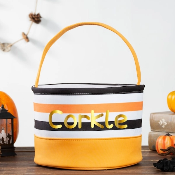 Personalized Kids Halloween Bucket