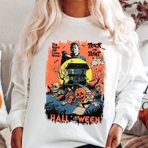 Halloween Shirt: Friends, Movie Killers, Funny Matching Tee