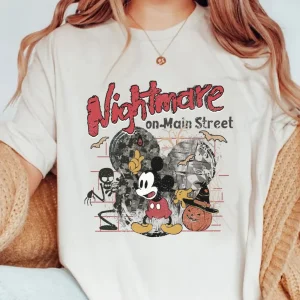 Halloween Mickey Mouse Shirt, Vintage Disney Family Vacation Tee-2