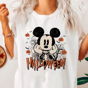 Cartoon Character Halloween Shirt, Cute Mouse Halloween Shirt