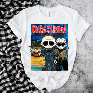 Halloween Shirt: Killers of the Hood - Jason, Freddy, Michael Myers-5