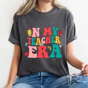 Back to School with a Smile: In My Teacher Era Shirt-1