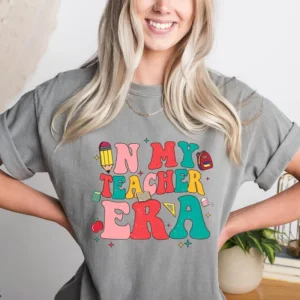 Back to School with a Smile: In My Teacher Era Shirt-5