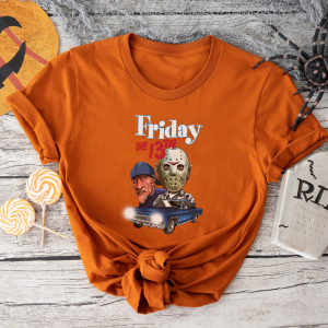 Halloween Shirt: Jason Voorhees, Friday the 13th, Vintage Freddy, Horror Movie Tee