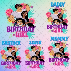 Encanto Family Set Png, Encanto Family Design, Encanto Birthday Party, Customizable Instant Download