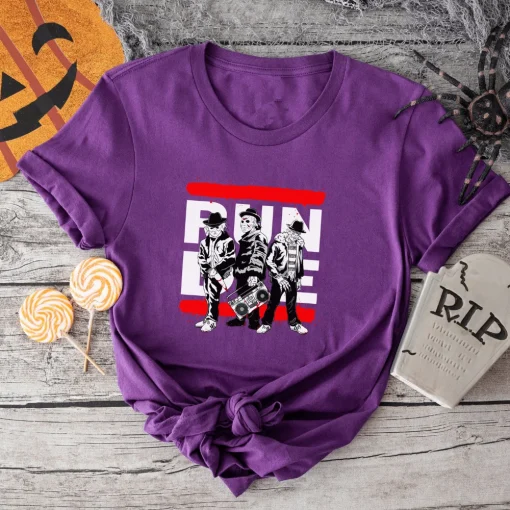 Halloween Shirt: Funny Horror Movie Characters, Comfort Colors, Horror Lover Gift-2