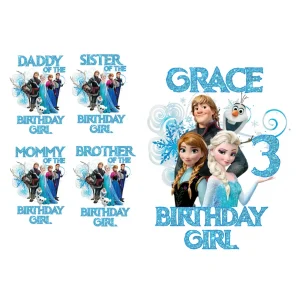 Bundle Family Birthday Girl Png,Family Birthday Girl Png,Birthday Girl Png,Crown Png,Ice Png,Cartoon Png,Party Girl Png,Png Digital Download
