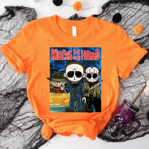 Halloween Shirt Collection: Killers of the Hood & Horror Icons-1