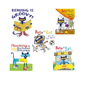 Pete The Cat Back To Schoo Png, Reading Is Groovy Png, Reading Books Png, Teacher Back To School