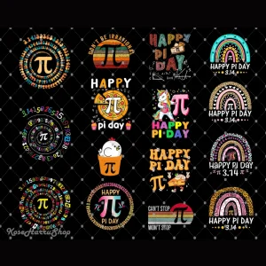 Happy Pi Day PNG Bundle, Pi Day Png, All I Need Is Coffee And Pi Png, Have a Cosmic Pi Day Png, Sweet as Pi Png Digital Download