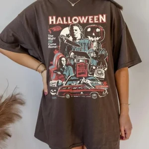 Halloween Shirt: Vintage Michael Myers, The Night He Came Home