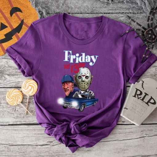 Halloween Shirt: Jason Voorhees, Horror Movie, Horror Fan, Gifts-3