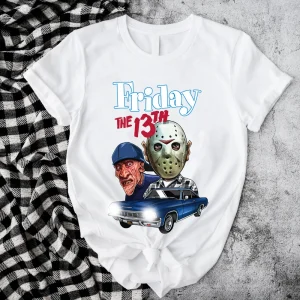 Halloween Shirt: Jason Voorhees, Horror Movie, Horror Fan, Gifts-1