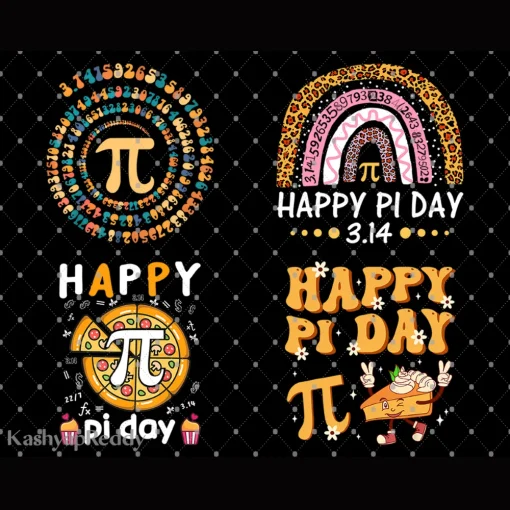 Pi Day PNG Bundle - A Joyous Celebration of Pi!