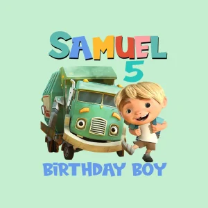 Custom Trash Truck Png, Trash Truck Kids Png, Trash Truck Birthday Png, Trash Truck And Friends Png, Personalized Gifts