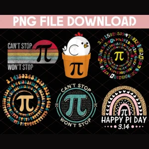 Pi Day Png Bundle | Pi Day Download, Math Teacher, Math Pi Day Trivia, Math Questions, Pi Day Party