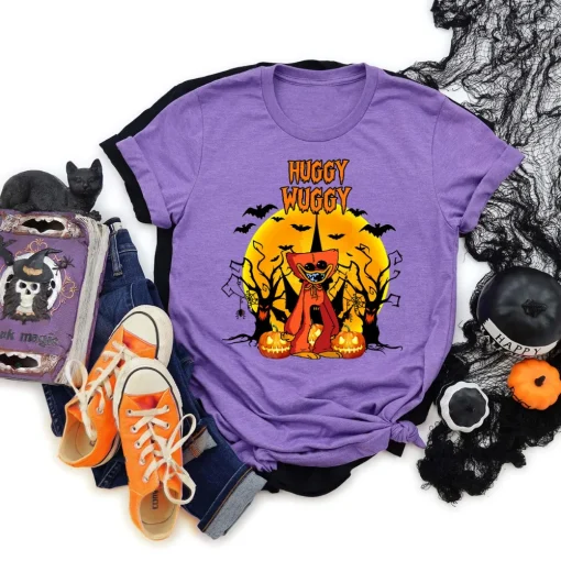Halloween Shirt Collection: Huggy Wuggy, Poppy Playtime & More!