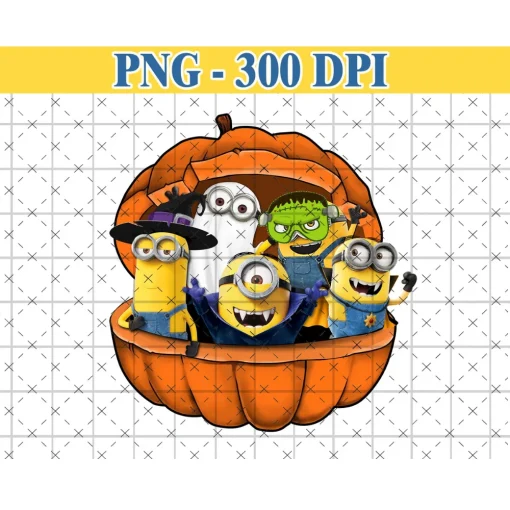 Digital Delights: Minions Halloween Edition