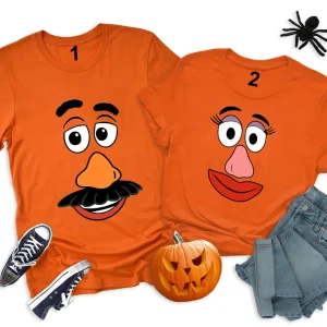 Mr Potato And Ms Potato Head halloween costume Shirt