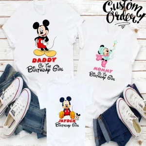 Personalized Mickey Mouse and Minnie Mouse Family Trip Shirt Disney 2019 Edition