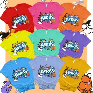 Halloween Shirt: Nerds Candy & Chocolate Bar Group Costume-1