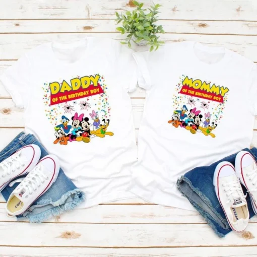 Personalized Minnie Mouse 2nd Birthday Shirt Custom T-Shirt for Boys and Girls Party