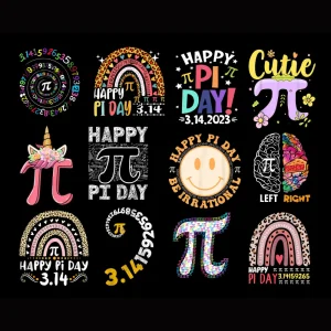 Happy Pi Day Png Bundle, Pi Day Png