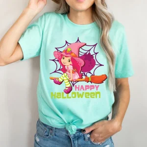 Strawberry Shortcake's Berry Barrow Halloween shirt-1