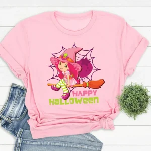 Strawberry Shortcake's Berry Barrow Halloween shirt-2