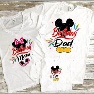 Personalized Disney Family Birthday Birthday Shirt