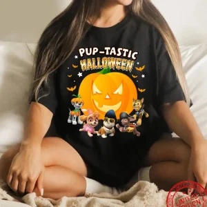 Halloween Shirt: Paw Patrol Theme, Family & Dog Lover Collection