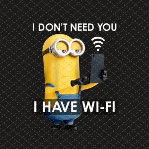 Despicable Me Minions KevinI Have Wifi Png/Sublimation Printing/Instant Download