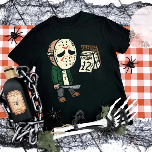 Halloween Funny Shirt: Jason Voorhees & Friday the 13th Comedy