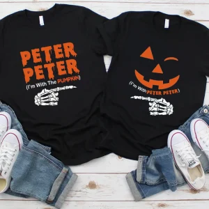 Halloween Shirt: Peter Pumpkin Eater Couples Tee