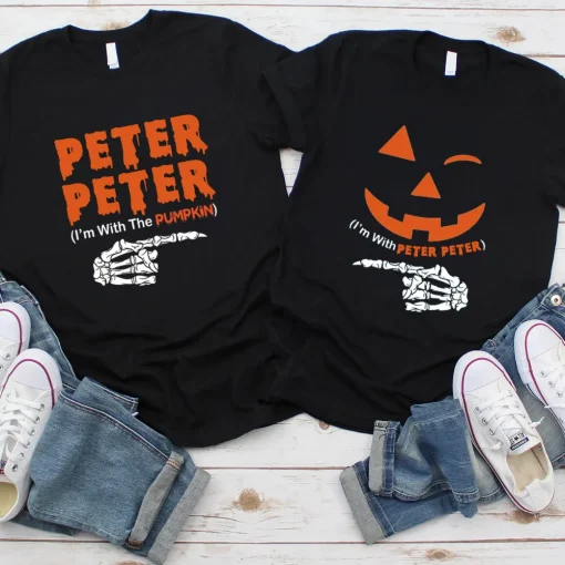 Halloween Shirt: Peter Pumpkin Eater Couples Tee