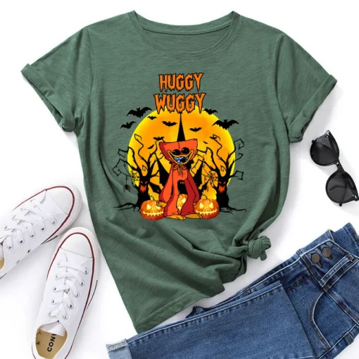Huggy Wuggy Halloween Friends Shirt-2