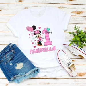 Minnie Mouse Family Birthday Shirt Custom Matching T-Shirts for Minnie Mouse Fans