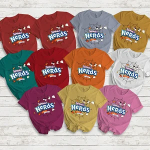 Halloween Candy Family Shirt: Nerds-themed Group Costumes