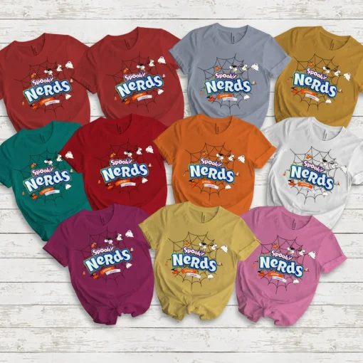 Halloween Candy Family Shirt: Nerds-themed Group Costumes