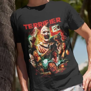Halloween Shirt: Terrifying Movie Sweatshirt, Horror Style, Perfect for Halloween & Christmas