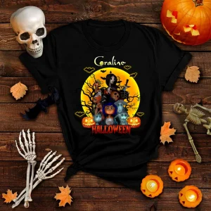 Halloween Shirt: Coraline-themed Sweatshirt & Party Gift-1