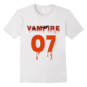 7th Birthday shirt Vampire Halloween-T-Shirt