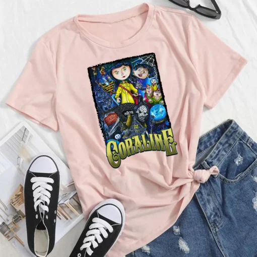 Halloween Shirt: Coraline Sweatshirt, Family Gift & Friends Tee-2