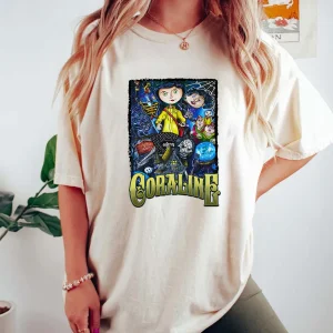 Halloween Shirt: Coraline Sweatshirt, Family Gift & Friends Tee-1