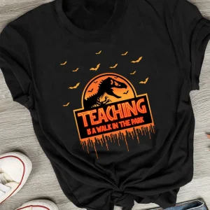 Halloween Jurassic Park shirts, Dinosaur T rex Scary T-Shirt-2