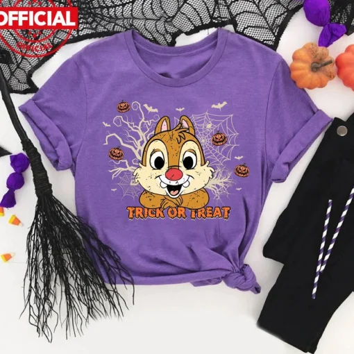 Halloween Shirt: Chip & Dale Double Trouble Vacation & Sibling Shirts