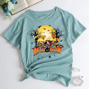 Halloween Shirt: Mickey & Friends, Minnie, Pumpkin, Family Matching, Sweatshirt