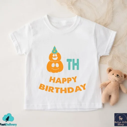 8th Happy Birthday Shirt, Birthday Shirt, Halloween Birthday, Eighth Birthday Shirt, Halloween Shirts, Happy Halloween2